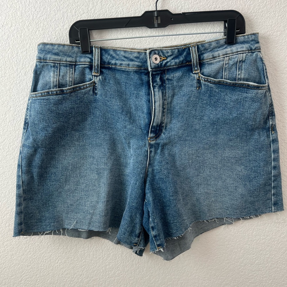 High Rise Short Jeans - Blue